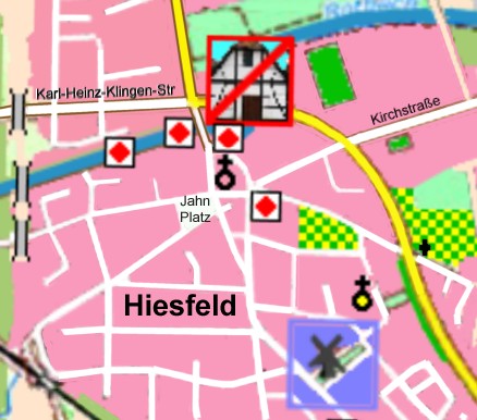 Karte Hiesfeld