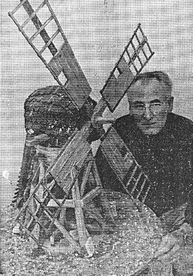 Rudi Bremm mit der Schwedenmühle