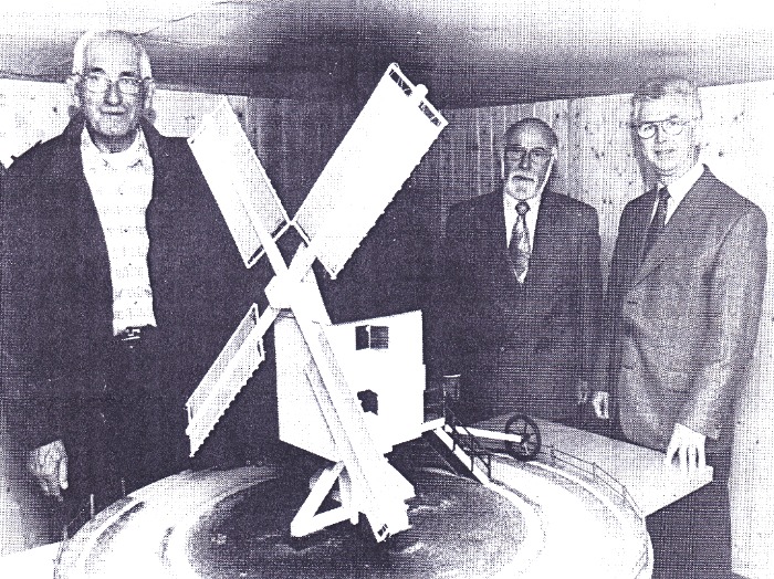 Boshuizen, Brechling und Siemenowski mit Modell