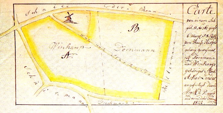 Flurkarte von 1822