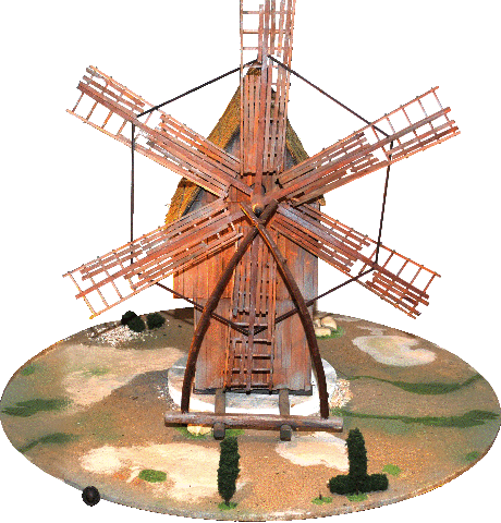 Modell einer Mühle in Palma