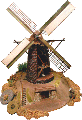 Modell der Hiesfelder Windmühle