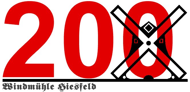 Logo 200 Jahre Windmühle Hiesfeld