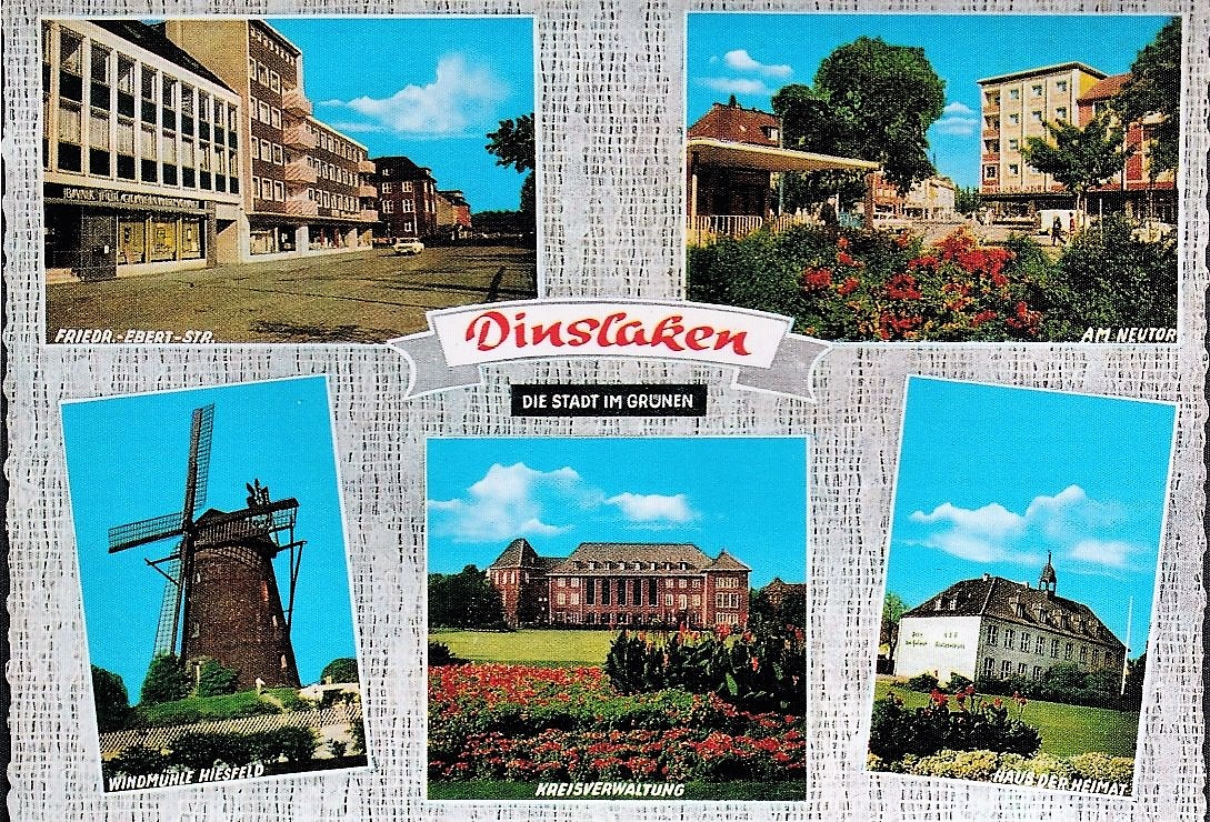 Postkarte Dinslaken 1960er