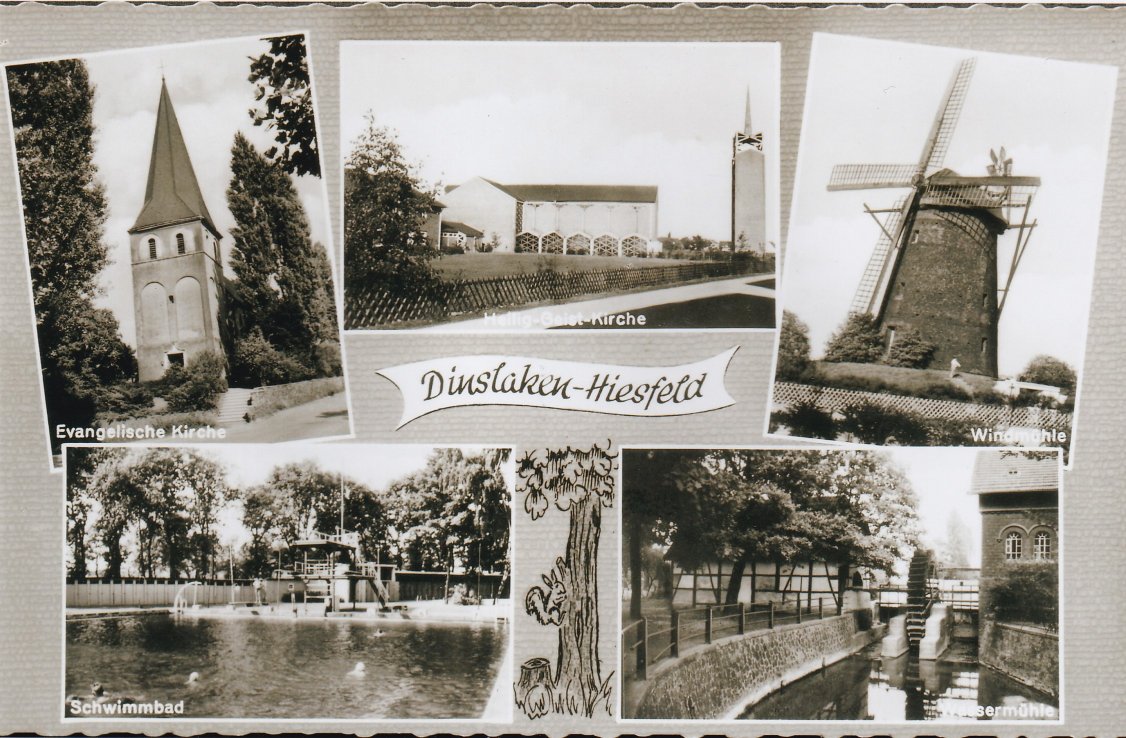 Postkarte Hiesfeld 1960er
