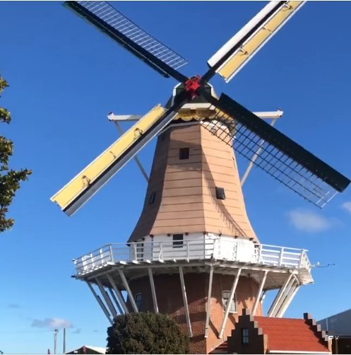 brandneue Holländermühle in Neuseeland