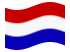 Flagge Niederlande animiert