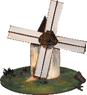 06 - Mühlenmodell einer Kornmühle in Fontvieille