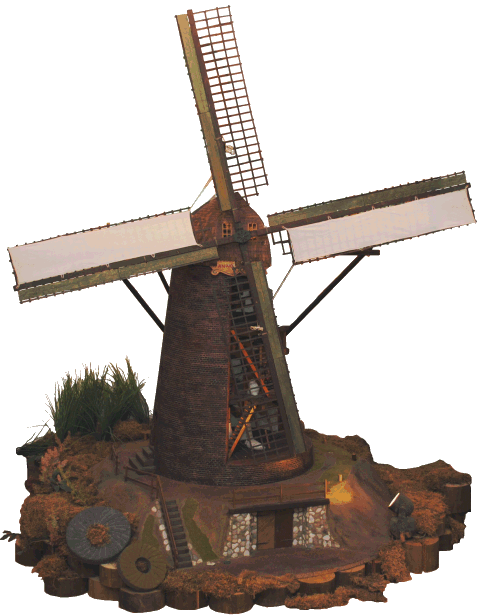 Windmühle Hiesfeld als Modell