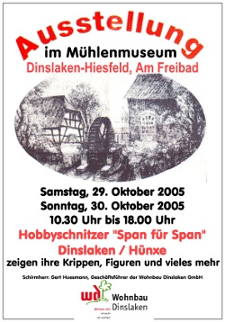 Plakat Krippenausstellung 2005